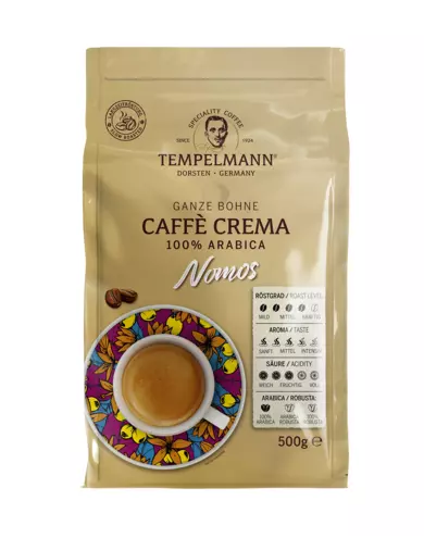 Tempelmann Nomos C.Crema, 500g Beans оптом